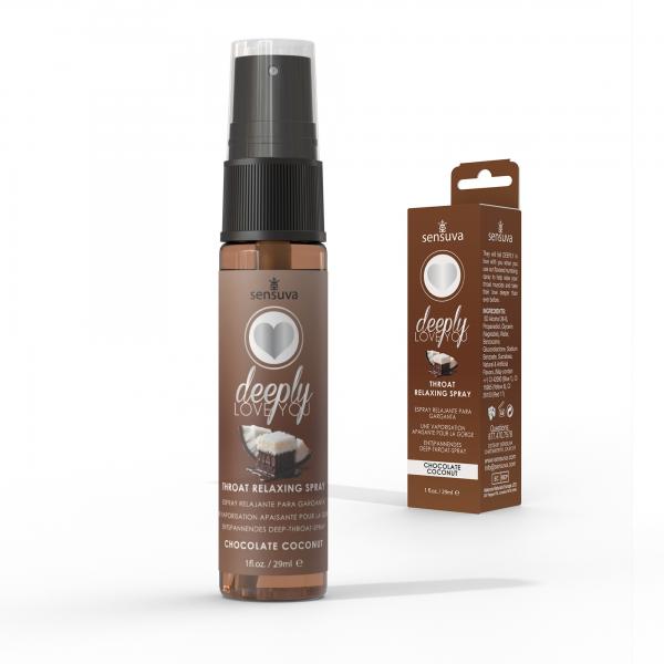 Deeply Love You Chocolate Coconut Throat Relaxing Spray 1oz