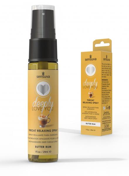 Deeply Love You Throat Spray Butter Rum 1oz