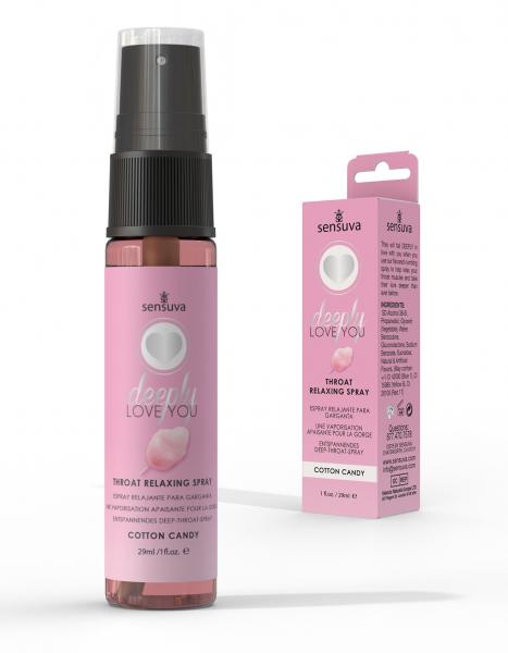 Deeply Love You Throat Spray Relaxing Cotton Candy 1 Fl Oz