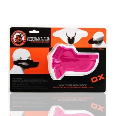 Watersport Strap-on Gag Hot Pink (net) - Click Image to Close