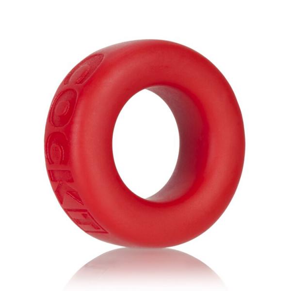 Cock-t Small Comfort Cockring Atomic Jock/oxballs Silicone Smoosh Red(net)