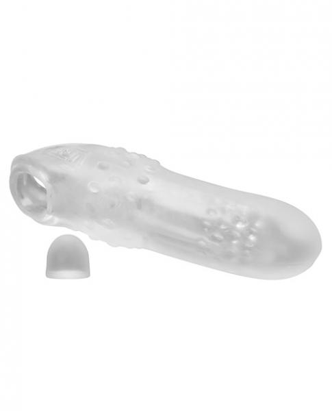 Hunkyjunk Swell Cock Sheath Ice White - Click Image to Close