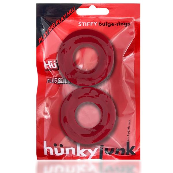 Stiffy 2-pack C-rings Cherry Ice (net) - Click Image to Close