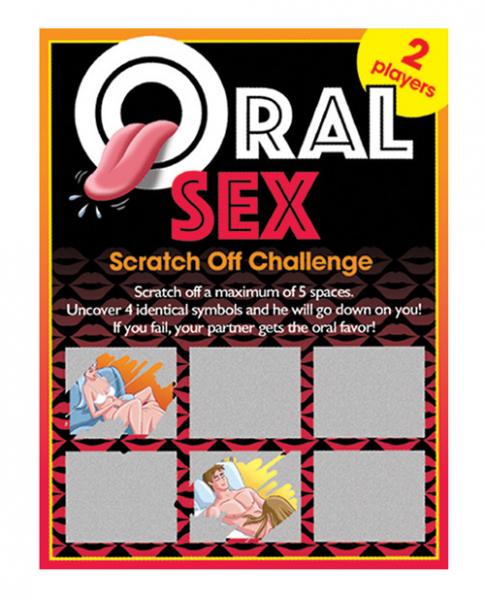 Oral Sex Scratch Off Challenge Game - Click Image to Close