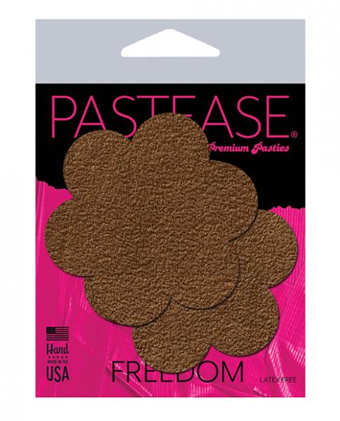 Pastease Dark Nude Concealing Flower - Click Image to Close