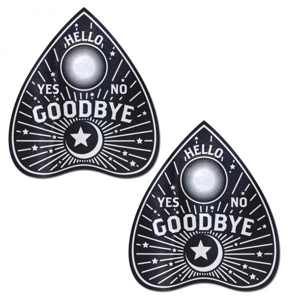 Pastease Liquid Black Ouija Planchette W/ Stars Set - Click Image to Close