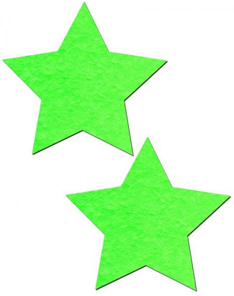 Glow In The Dark Stars Pasties O/S - Click Image to Close