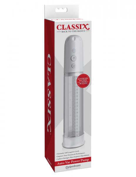 Classix Auto Vac Power Pump White - Click Image to Close