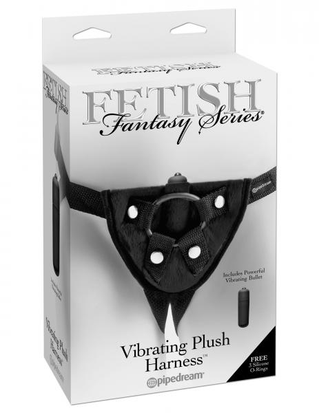 Fetish Fantasy Plush Harness Vibrating