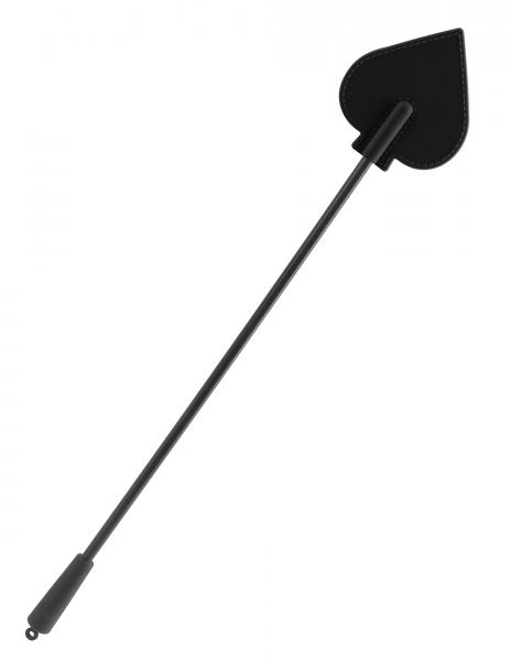 Silicone Spade Crop Black 28"