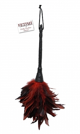 Fetish Fantasy Series Frisky Feather Duster Red