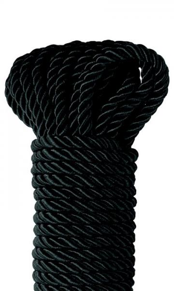 Fetish Fantasy Series Deluxe Silky Rope Black 32ft - Click Image to Close