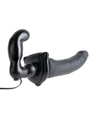 Fetish Fantasy Deluxe Vibrating Penetrix Strap On Black - Click Image to Close