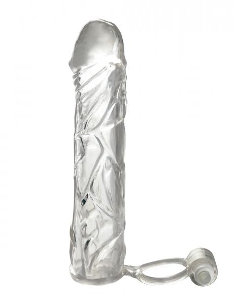 Vibrating Super Sleeve Clear