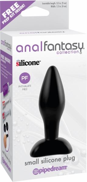 Anal Fantasy Collection Mini Silicone Plug - Black