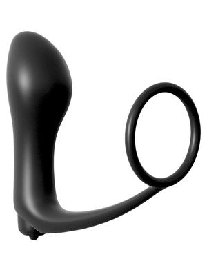 Anal Fantasy Ass-Gasm Cockring Vibrating Plug Black - Click Image to Close