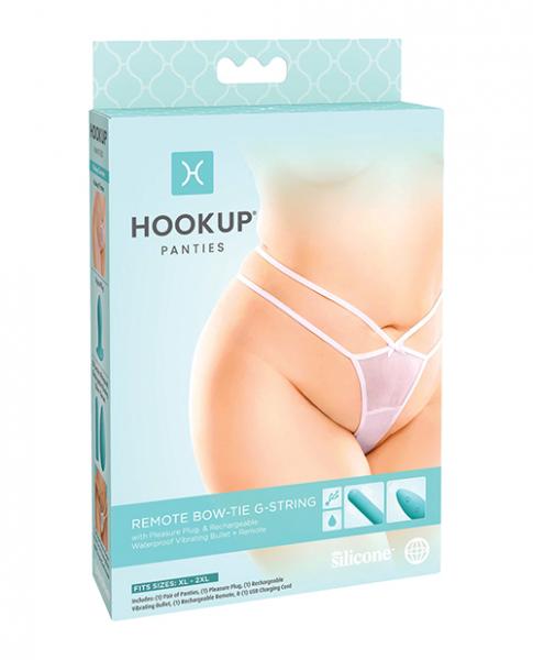 Hookup Panties Bow Tie G-string Xl-xxl - Click Image to Close