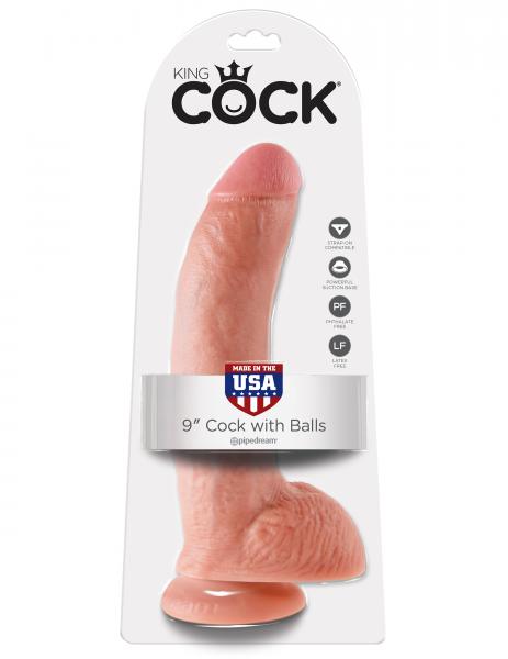 King Cock 9 Inches Cock Balls Flesh