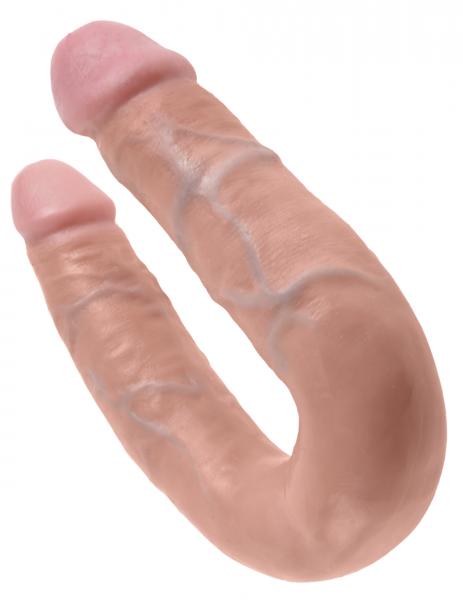 King Cock U Shaped Medium Double Trouble Flesh - Click Image to Close