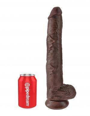 King Cock 14" Cock - Brown - Click Image to Close