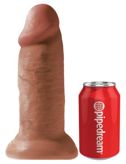 King Cock 10" Chubby Dildo - Tan - Click Image to Close