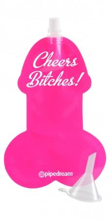 Bachelorette Party Favors Pecker Party Flasks 3 Pack - Click Image to Close