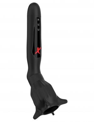 PDX Elite Vibrating Roto-Sucker Black - Click Image to Close