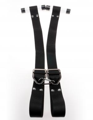 Sir Richard's Command Bondage Door Cuffs Black - Click Image to Close