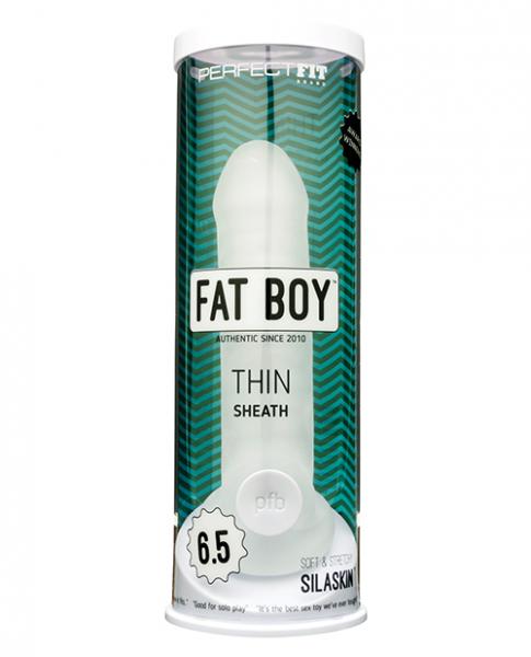 Perfect Fit Fat Boy Thin 6.5 inches Sheath Clear - Click Image to Close