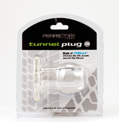 Perfect Fit Toy Tunnel Plug Med Ice Clear