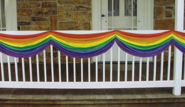 Gaysentials Rainbow Bunting Decoration 5 feet - Click Image to Close