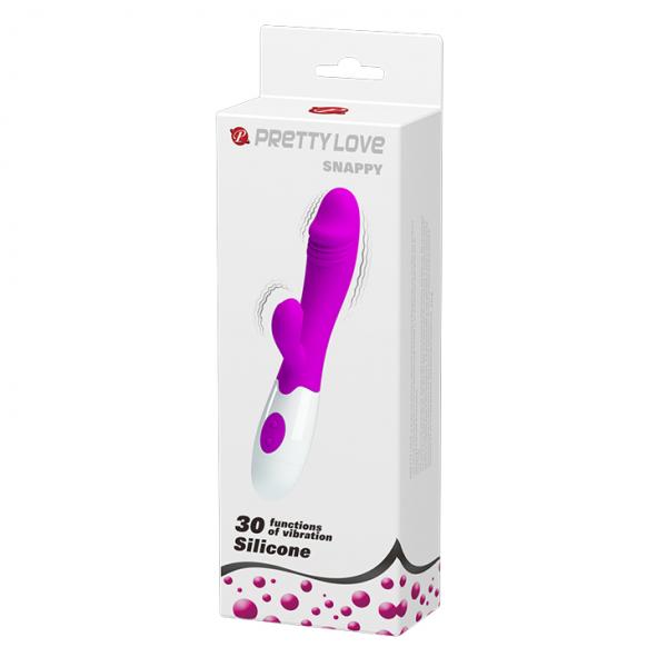 Pretty Love Snappy 30 Function Silicone Vibrator - Click Image to Close