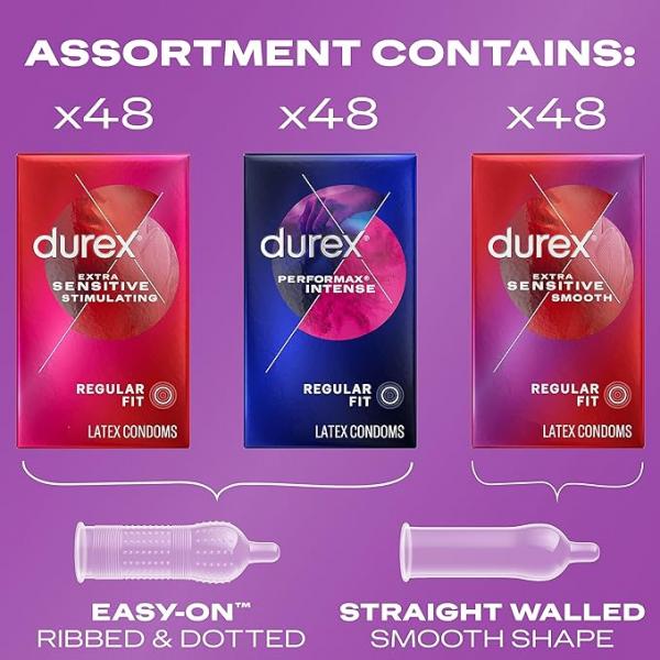 Durex Variety Pack 144 Ct - Click Image to Close