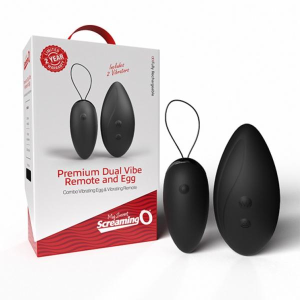 Screaming O Premium Dual Vibe Remote & Egg