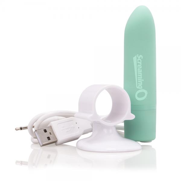 Screaming O Charged Positive Vibrator Kiwi Green - Click Image to Close