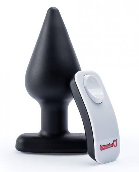 Screaming O My Secret Plug Remote Vibrating XL Black - Click Image to Close