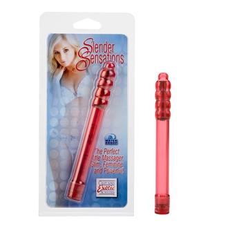 Slender Sensations vibrator -Red - Click Image to Close