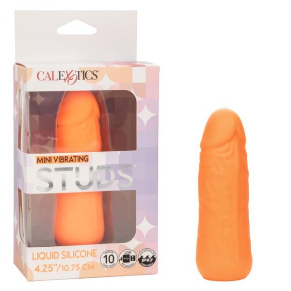 Mini Vibrating Studs Orange - Click Image to Close