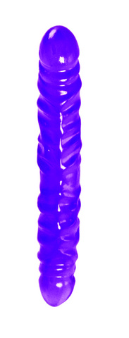 Gel veined double dildo 12 inch