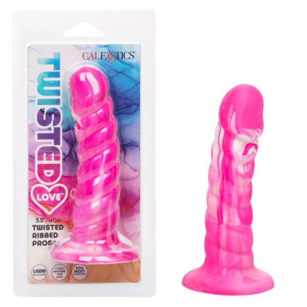 Twisted Love Twisted Ribbed Probe Pink