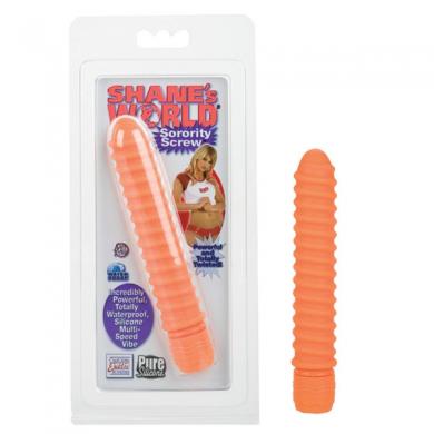 Shane's Sorority Screw Vibe Silicone Orange - Click Image to Close