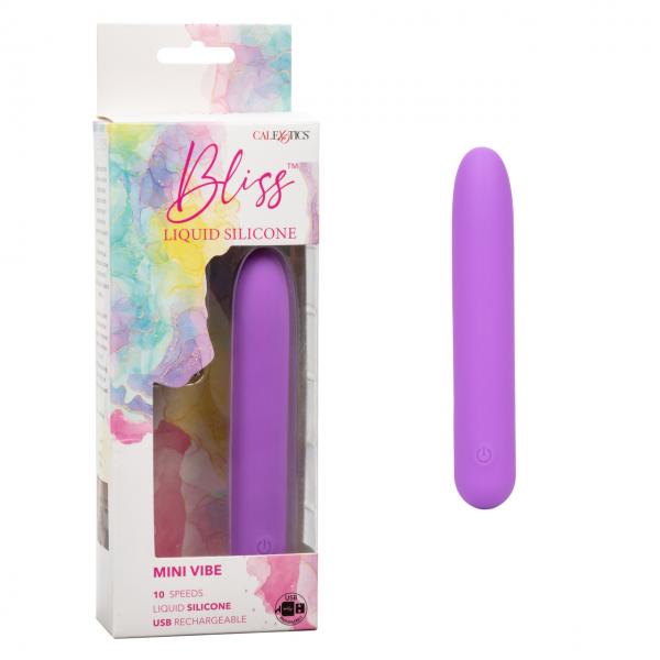 Bliss Liquid Silicone Mini Vibe - Click Image to Close