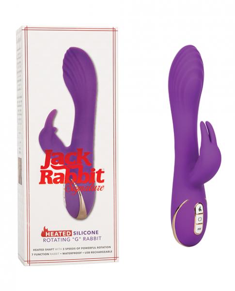 Jack Rabbit Signature Heated Silicone Rotating G Rabbit - Click Image to Close