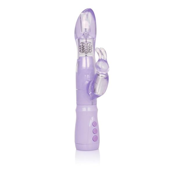 Intense Thrusting Jack Rabbit Purple Vibrator - Click Image to Close