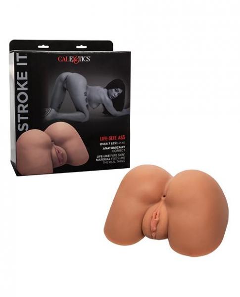 Stroke It Life-size Ass Brown - Click Image to Close