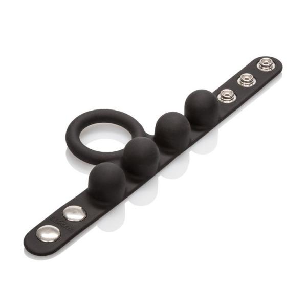 Medium Weighted C Ring Ball Stretcher Black - Click Image to Close