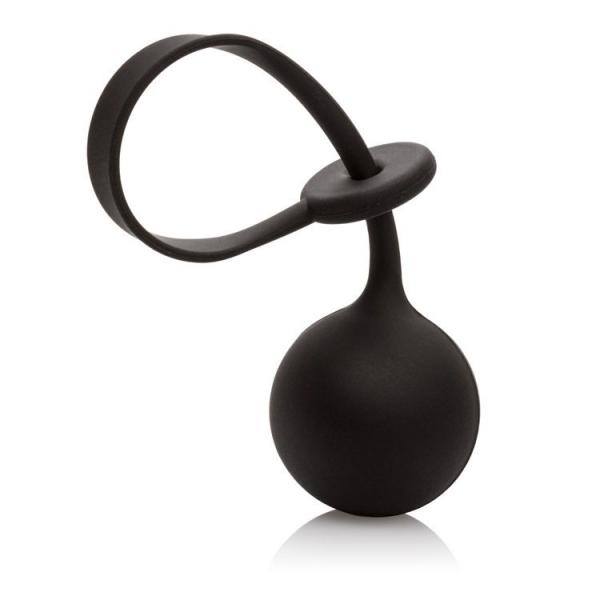 Weighted Lasso Ring Black - Click Image to Close