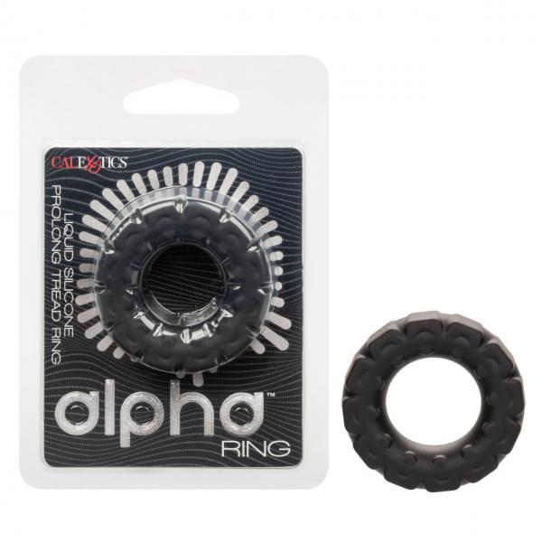 Alpha Liquid Silicone Prolong Tread Ring - Click Image to Close