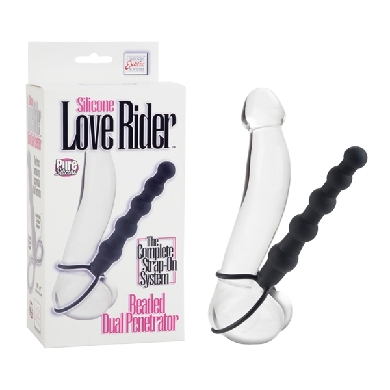 Love Rider Beaded Dual Penetrator Black