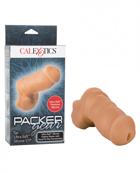 Packer Gear 5in Ultra Soft Silicone Stp Tan - Click Image to Close